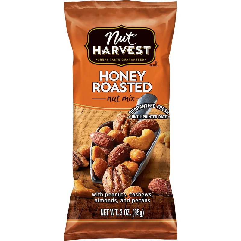 Nut Harvest Nut Mix Honey Roasted Peanuts, Cashews, Almonds, Pecans view 1