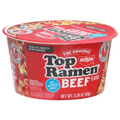 Nissin Top Ramen Beef Flavor Bowl 3.28 oz