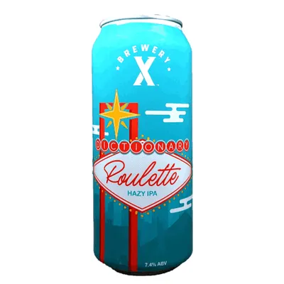 Brewery X Dictionary Roulette Hazy IPA 19.2 oz Can