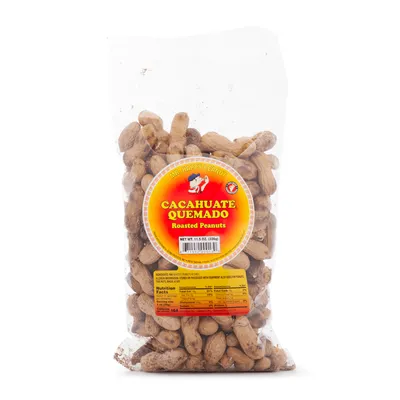 Mr Happy Cacahuate Quemado Roasted Peanuts 11.5 oz Bag