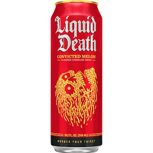 Liquid Death Convicted Melon Agave Sparkling Water
