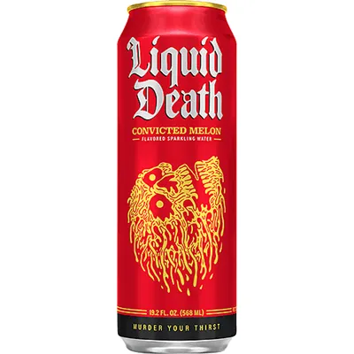 Liquid Death Convicted Melon Agave Sparkling Water - 19.2oz Can