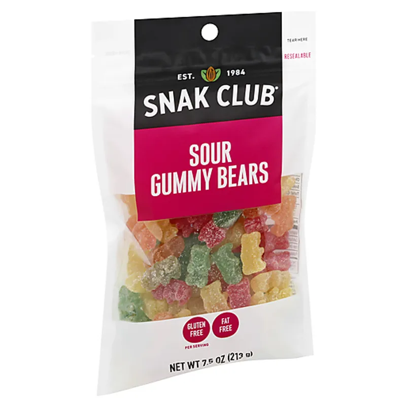 Snak Club Sour Gummy Bears view 1
