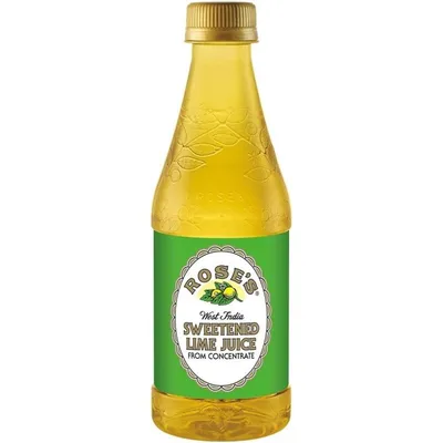 Rose's Sweetened Lime Juice 12oz Bottle