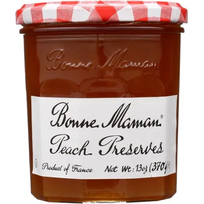Bonne Maman Peach Conserve Jam 13oz Jar