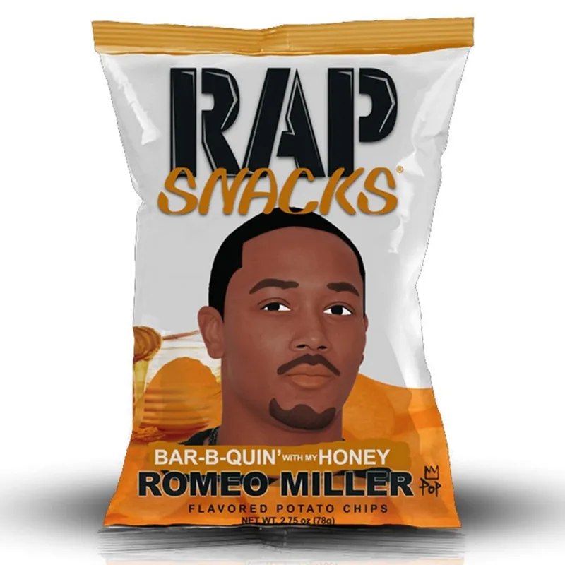 Rap Snacks Romeo Miller Bar-B-Quin with Honey Chips view 1