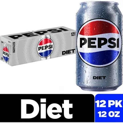 Diet Pepsi 12 Pack 12oz Cans