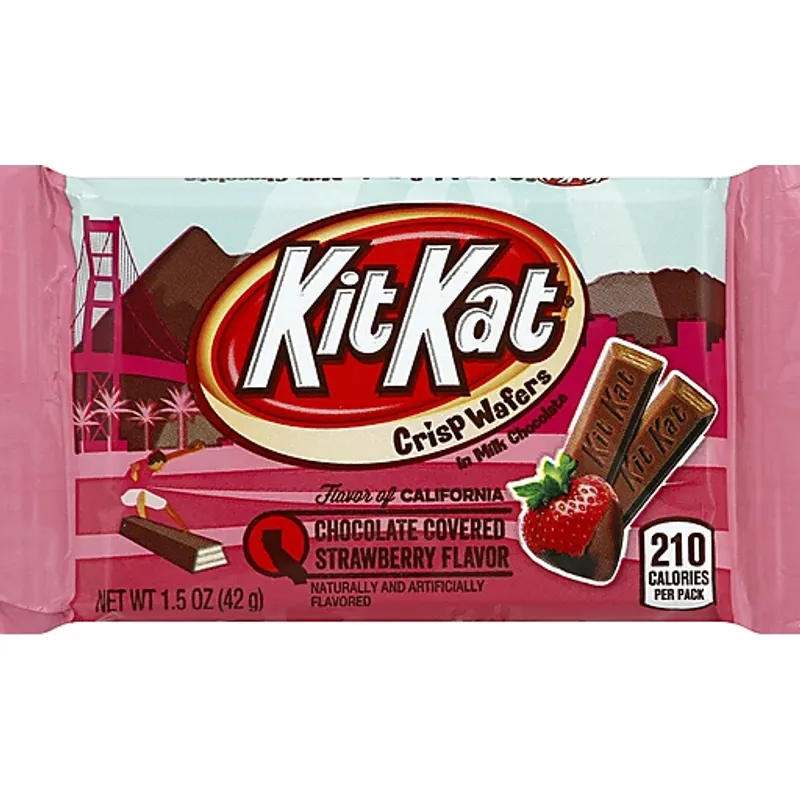 Kit Kat Crisp Wafers Chocolate Covered Strawberry view 1