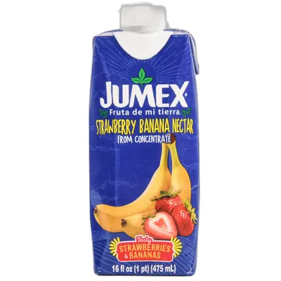 Jumex Strawberry Banana Nectar Juice 16 oz