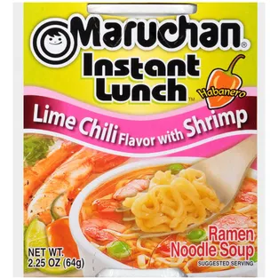 Maruchan Lime Chili With Shrimp Instant Lunch Ramen Noodle Soup