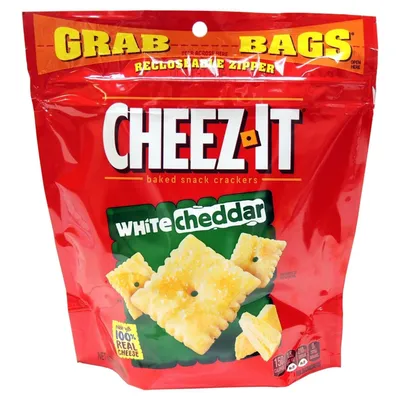 Cheez-It White Cheddar Baked Snack Cheese Crackers 7 oz