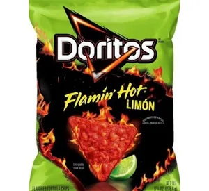 Doritos Tortilla Chips, Flamin' Hot Limon 2.75oz