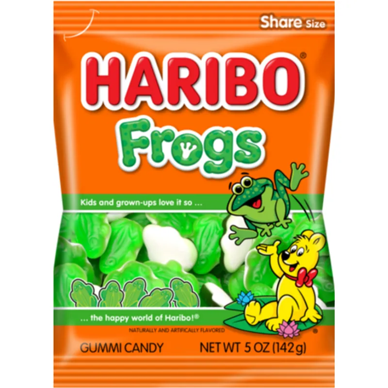 Haribo Gummi Candy Frogs view 1