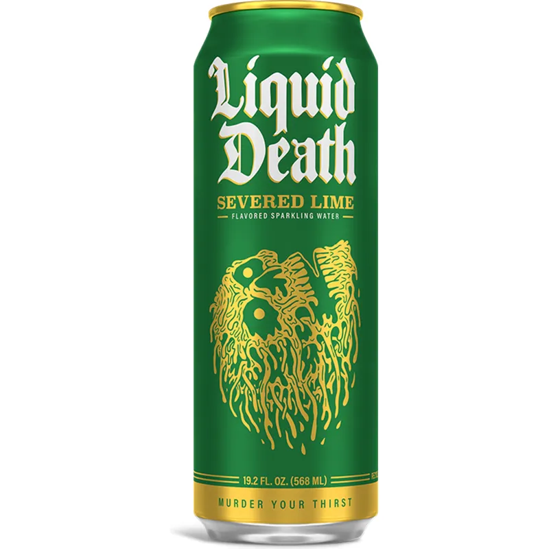 Liquid Death Severed Lime Agave Sparkling Water view 1