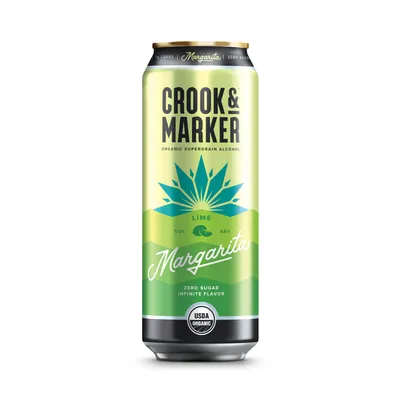 Crook & Marker Lime Margarita 12 oz can