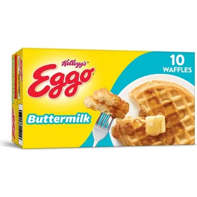 Kellogg's Eggo Buttermilk Waffles 12.3oz Box