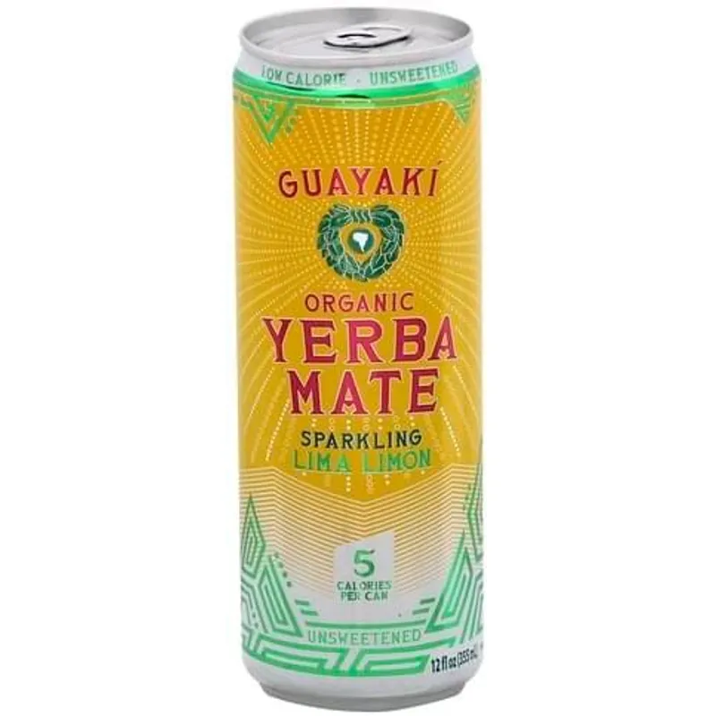 Guayaki Organic Sparkling Lima Limon Yerba Mate view 1