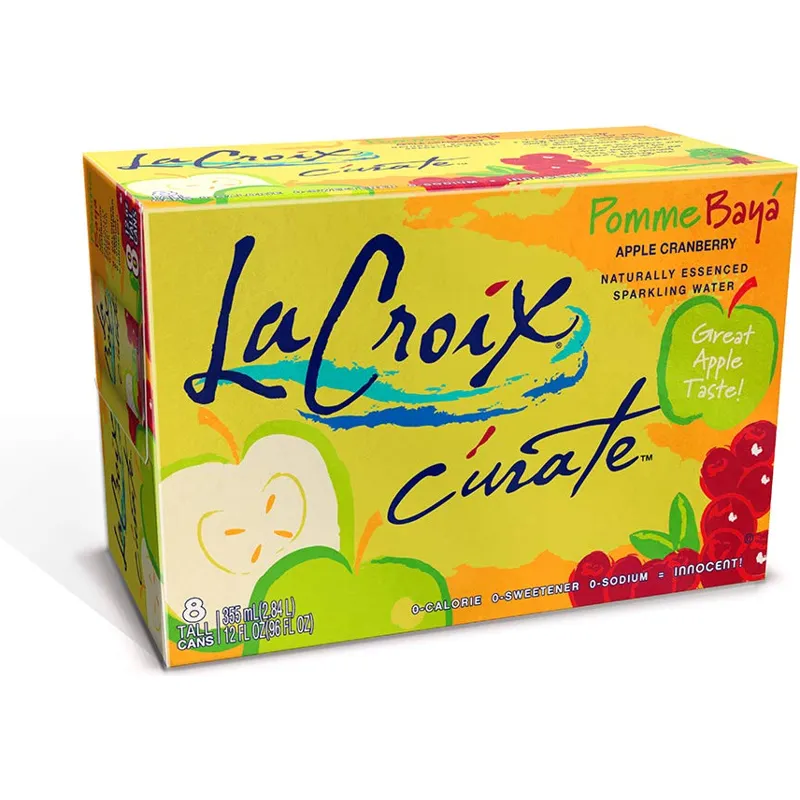 Lacroix Curate Pomme Baya Sparkling Water view 1