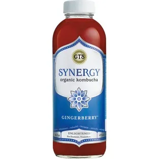 Gts Synergy Gingerberry Kombucha Plastic