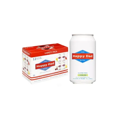 Happy Dad Hard Seltzer Variety Pack 12-pack 12 oz cans