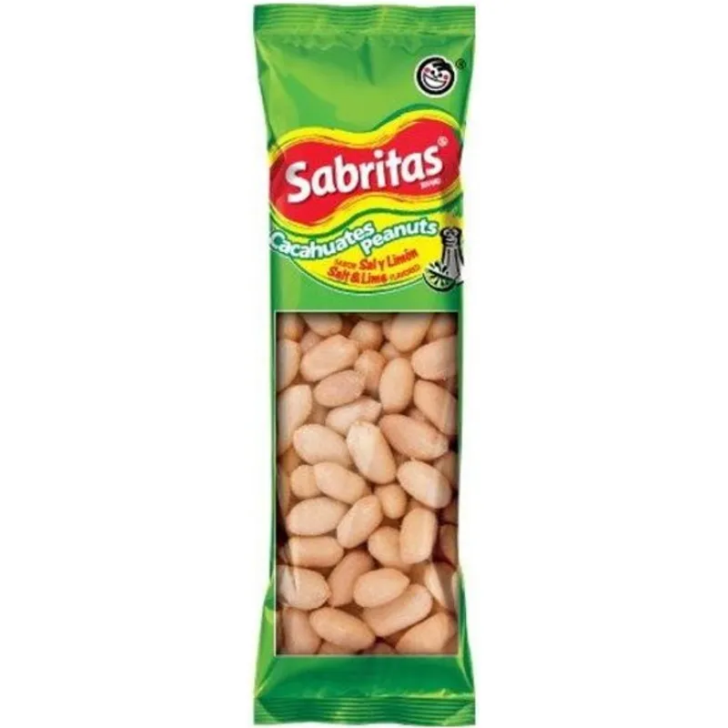 Sabritas Cachuates - Peanuts Salt & Lime Bag view 1