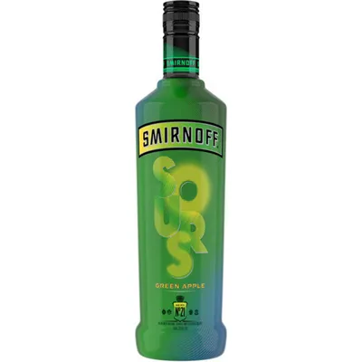 Smirnoff Sours Green Apple Vodka 750mL