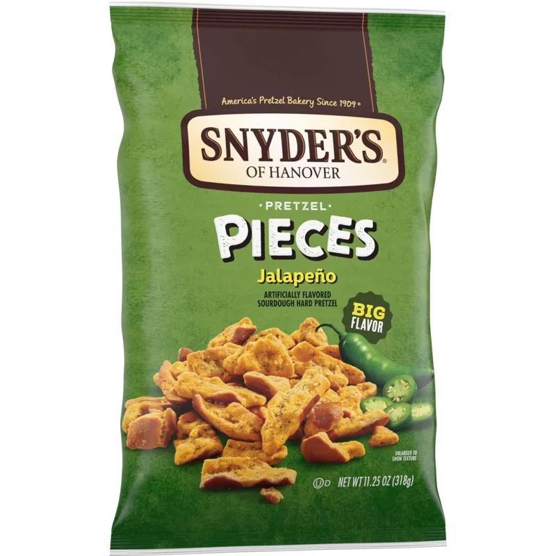 Snyder's of Hanover Jalapeño Flavored Pretzel Pieces Bag view 1