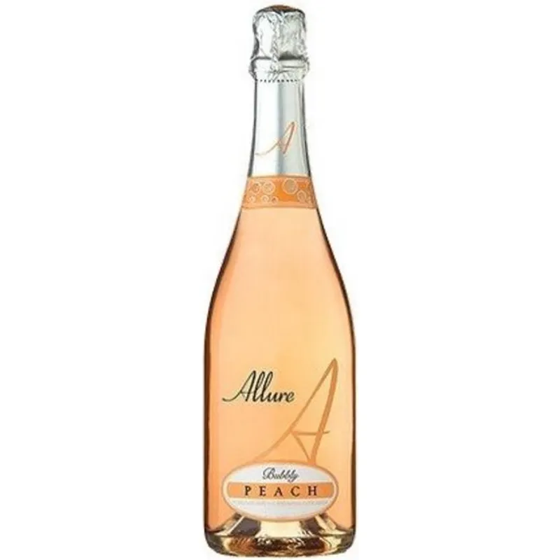 Allure Bubbly Peach Sparkling Wine view 1