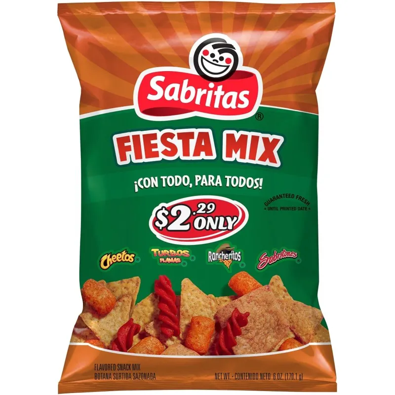 Sabritas Fiesta Mix Flavored Snack Chips view 1