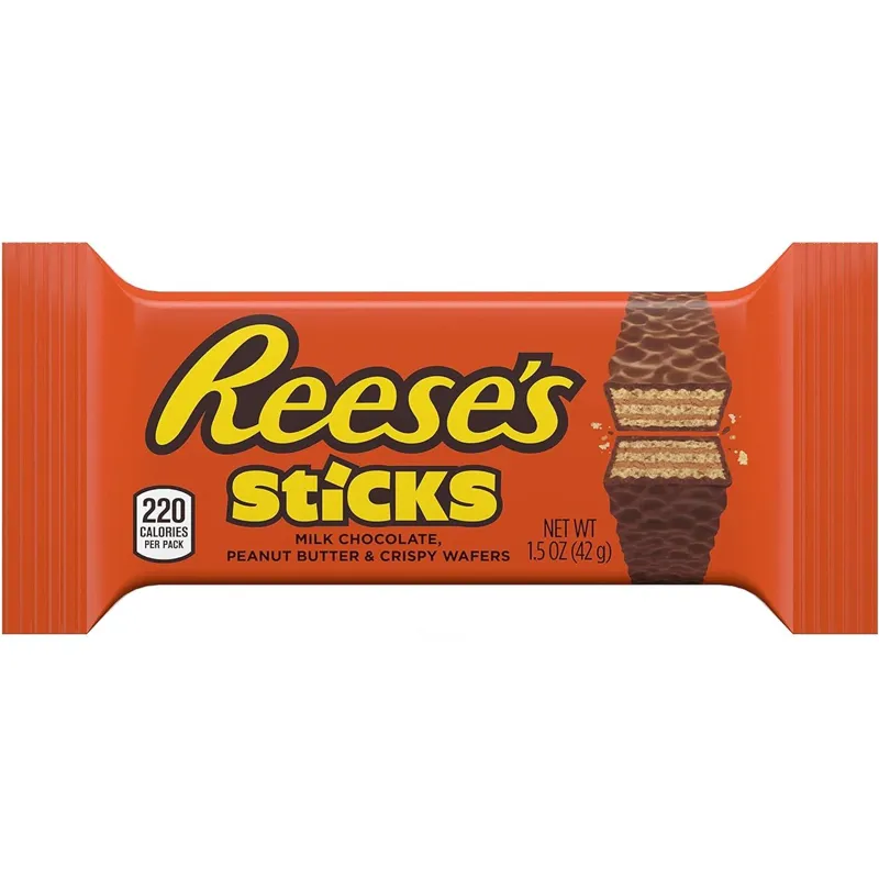 Reese's Sticks Milk Chocolate Peanut Butter Crisp Wafers Candy view 1
