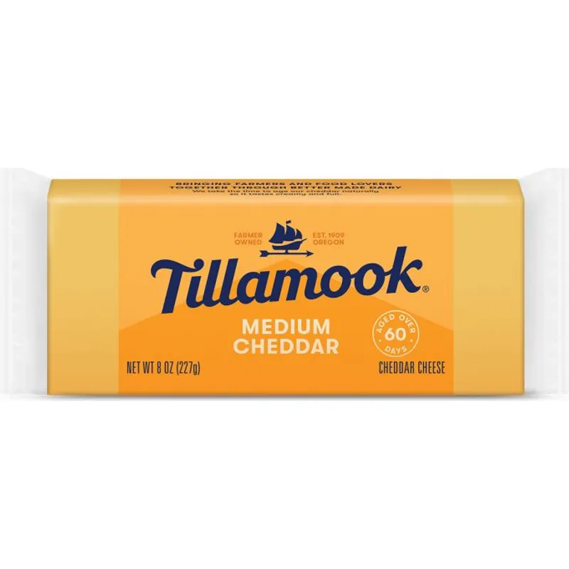 Tillamook Medium Cheddar Cheese view 1