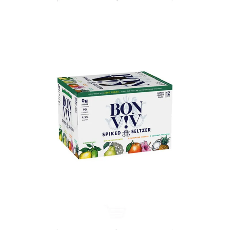 BON V!V Spiked Seltzer Blends Variety Pack view 1
