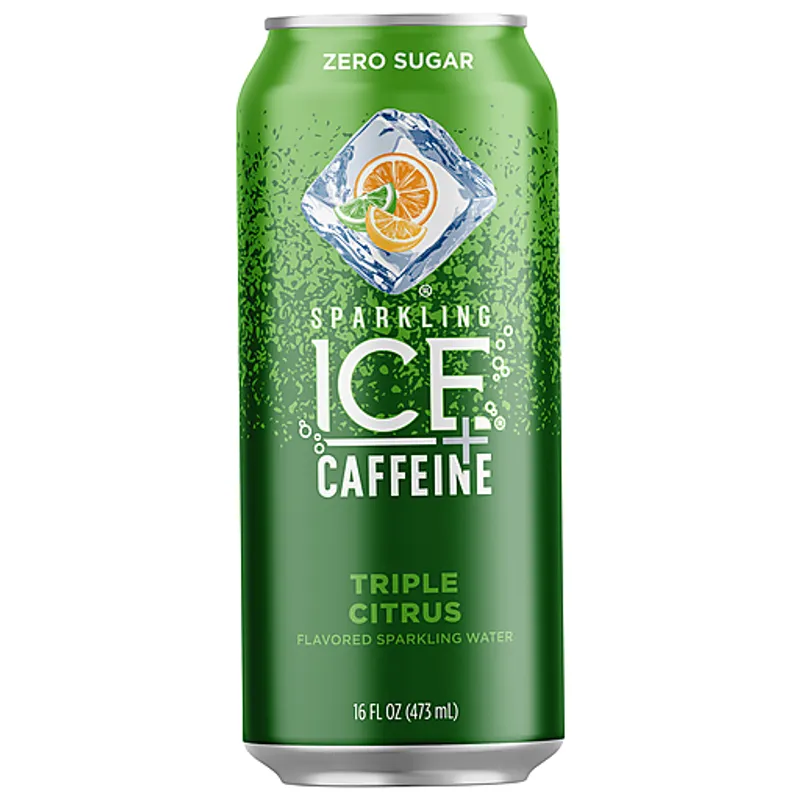 Sparkling Ice +Caffeine Triple Citrus view 1