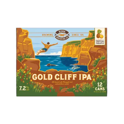 Kona Gold Cliff IPA 12pk 12oz cans