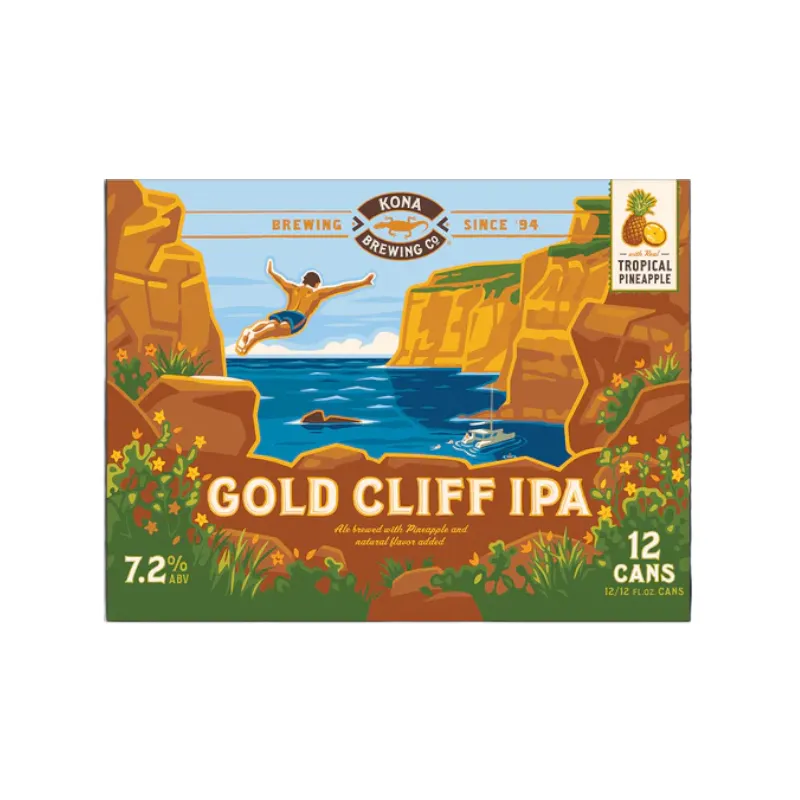 Kona Gold Cliff IPA view 1