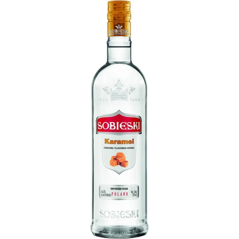 Sobieski Karamel Vodka view 1