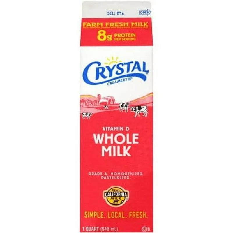 Crystal Creamery Whole Milk view 1
