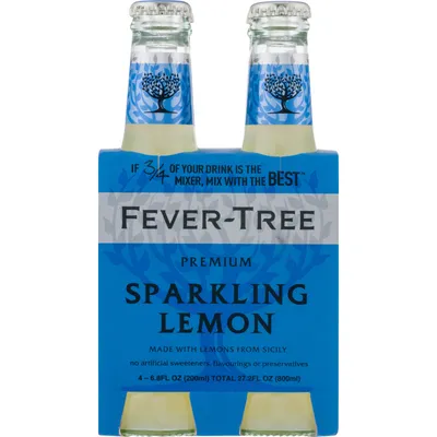 Fever Tree Sparkling Lemon 6.8oz Bottle