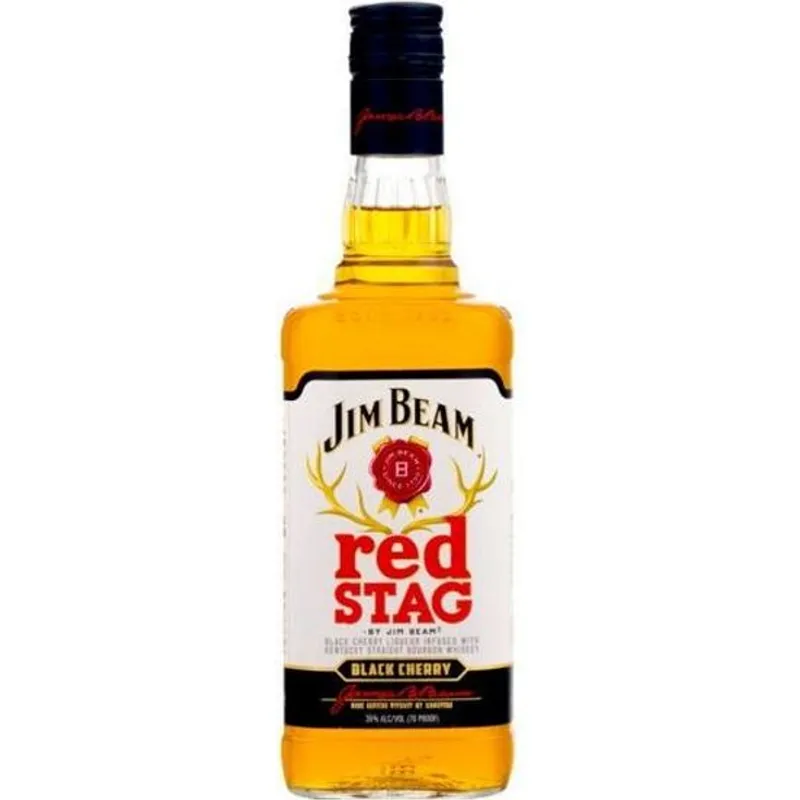 Red Stag Kentucky Straight Bourbon Whiskey Black Cherry view 1