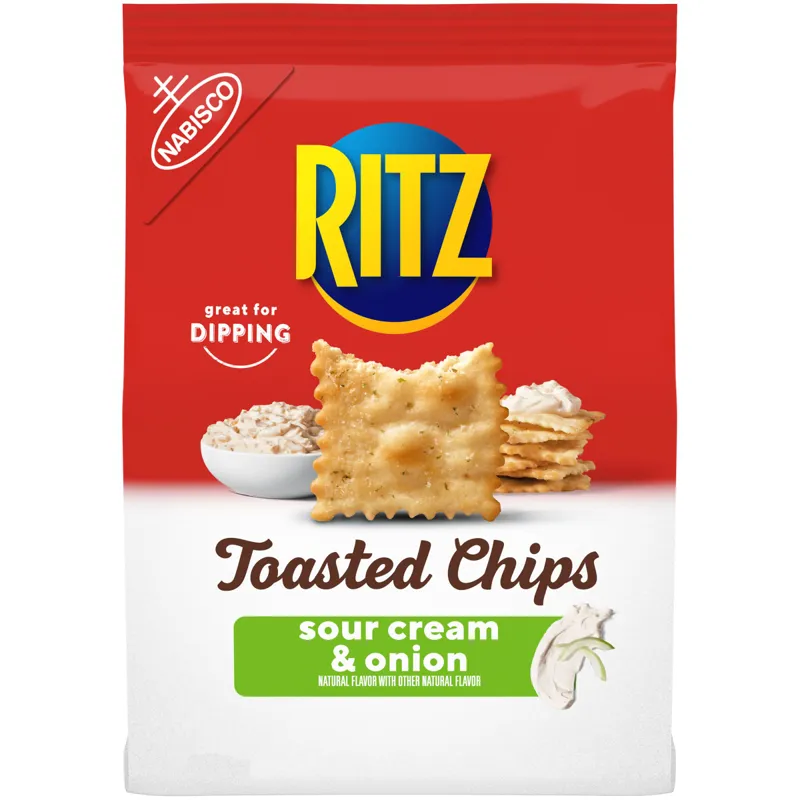 Ritz Toasted Chips Sour Cream & Onion view 1