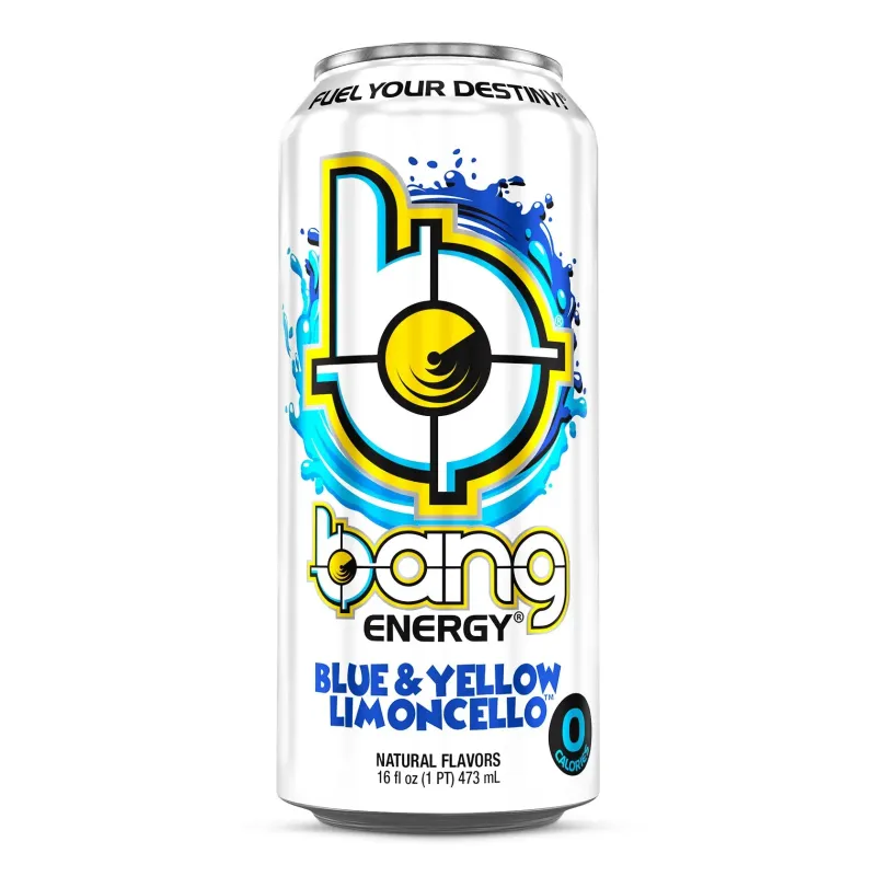 Bang Energy Drink Blue & Yellow Limoncello view 1