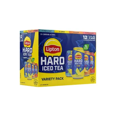Lipton Hard Iced Tea Lemon 12pk 12oz Can 5% ABV