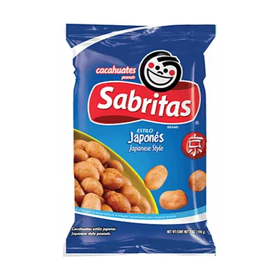 Sabritas Japanese Style Peanuts 7 oz Bag
