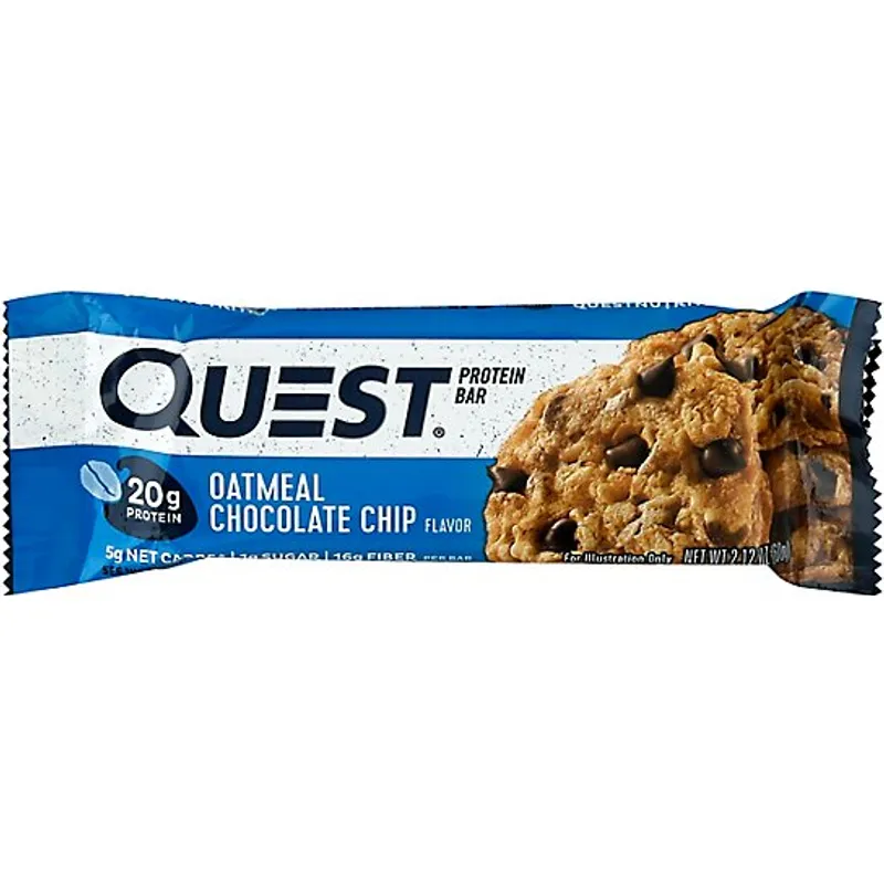 Quest Protein Bar Oatmeal Chocolate Chip view 1