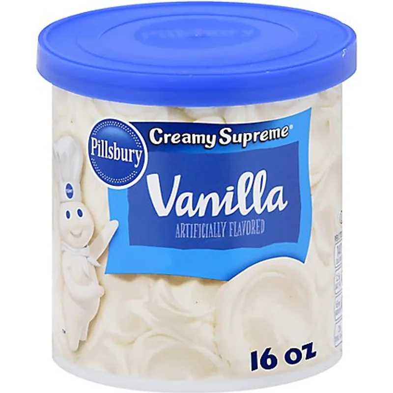 Pillsbury Creamy Supreme Vanilla Frosting Box view 1