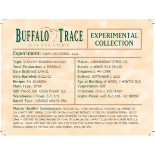 Buffalo Trace Experimental Collection Oversized Barrel