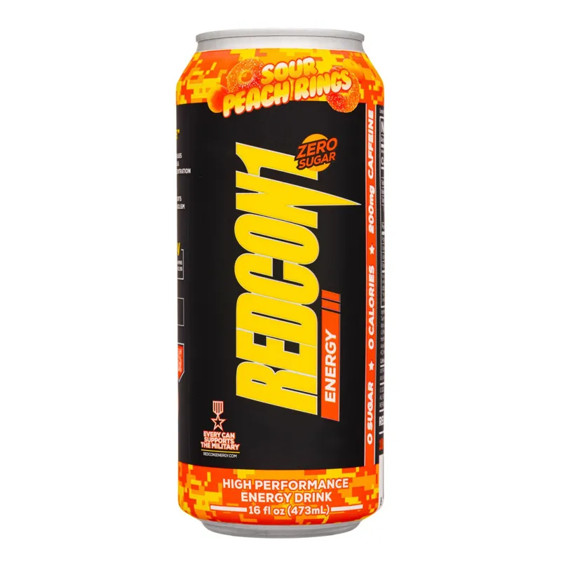 REDCON1 Energy Drink Sour Peach Rings view 1