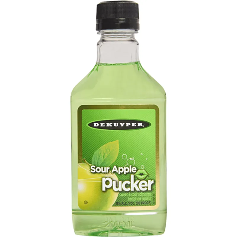 Dekuyper Sour Apple Pucker Schnapps Liqueur view 1