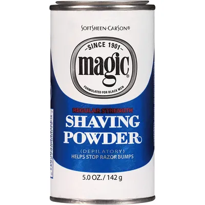 Magic Shaving Powder Regular Strength 5 oz Can