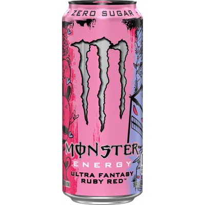 Monster Zero Sugar Ultra Fantasy Ruby Red Energy Drink